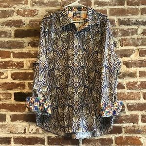 Robert Graham Men’s Patterned Dress Shirt - XL